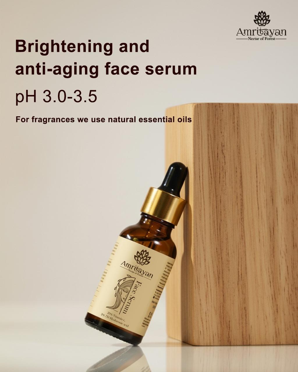 Brightening and anti-aging face serum – Amritayan