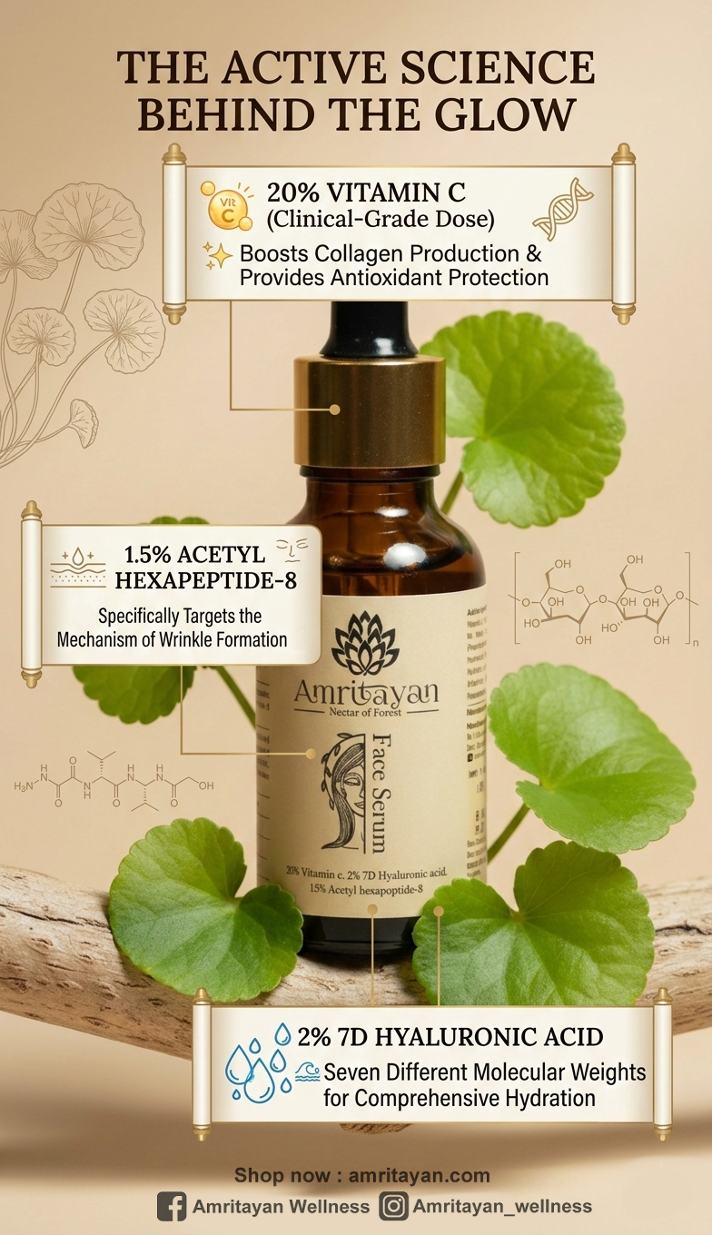 Brightening and anti-aging face serum