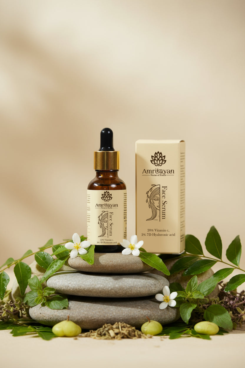 Brightening and anti-aging face serum – Amritayan